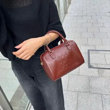 [russet] 2WAY 미니 보스턴 백 보르도