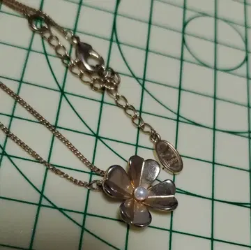 네잎클로버 진주 목걸이 VB