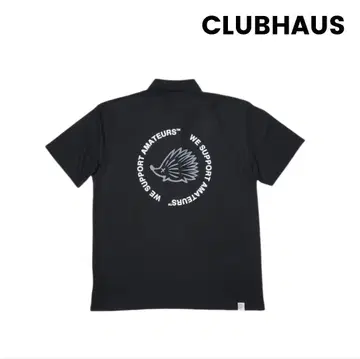 CLUBHAUS 블랙 피케 셔츠 XL