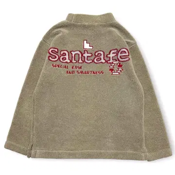 구제 의류 90s santafe 산타페 올드 자수 로고 보아 풀오버