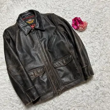 할리데이비슨 빈티지 가죽 라이더 자켓