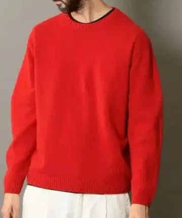 유나이티드 애로우즈 울 100% 크루넥 니트 스웨터 L 사이즈