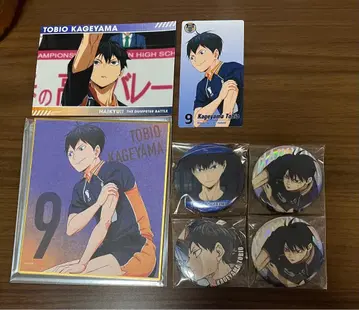 하이큐 쓰레기장의 결전전 베이스 야드 카게야마 토비오 캔뱃지 카드 색지