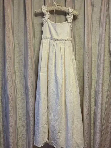 피치 존 뒤 리본 원피스