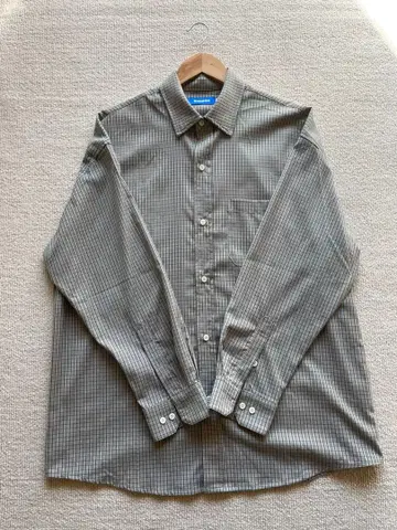 BONBON 릴랙스 핏 체크 셔츠