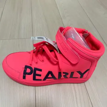미사용 새상품 PEARLY 핑크 하이컷 신발 39