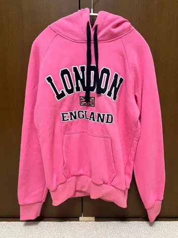런던 후드티 S 사이즈 핑크