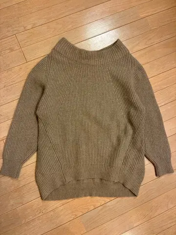 SLOBE IENA 슬로브 이에나 라쿤 혼방 뉴앙스 오버 풀오버