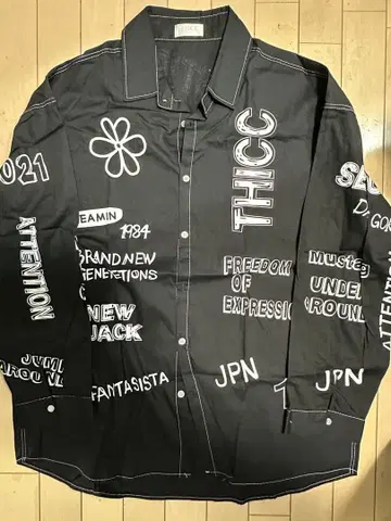 한국 THCC 그래픽 프린트 셔츠