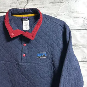 레어 파타고니아 40주년 기념 모델 다이아몬드 퀼트 스냅 풀오버