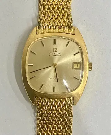 OMEGA 드 빌 자동 와인딩 시계 골드