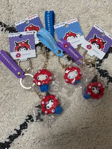 박람회장 한정판 산리오 미야쿠미야쿠 키링 EXPO2025