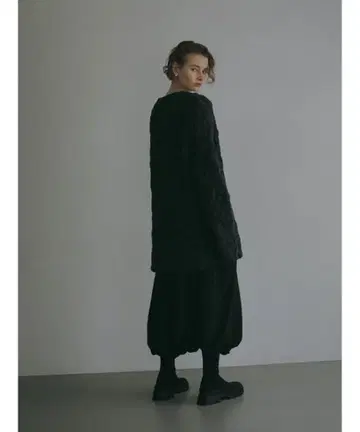 HER. 암젠헴턱 스커트 차콜