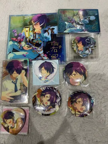 앙스타 센고쿠 시노부 캔뱃지 코레칸 아크릴 스탠드 묶음 판매