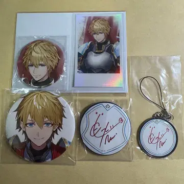 엑스 알비오 생일 캔뱃지 폴라로이드