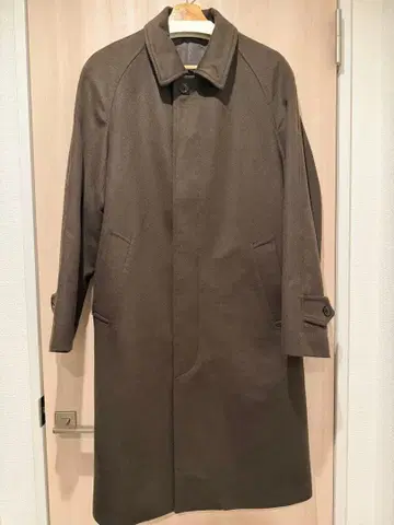 Tomorrowland SUPER160'S 울 발라칼라 코트 카키 S