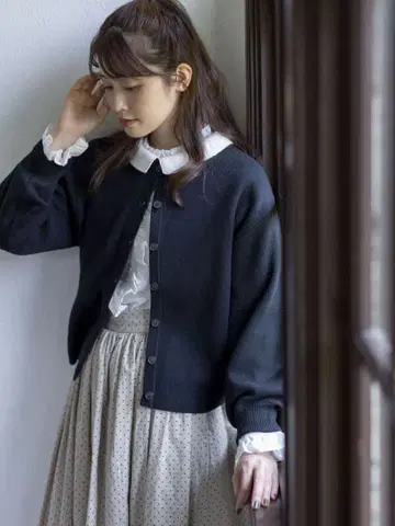 [ 새상품 ] 사만사 모스모스 유베시 멀티웨이 니트 블랙