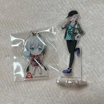 뱅드림 걸파 아오바 모카 후지큐 콜라보 아크릴 스탠드 아크릴 키링