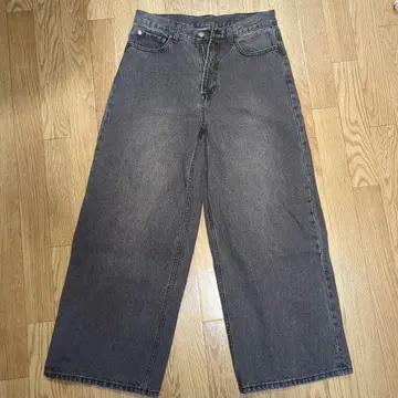 와이드 스트레이트 데님