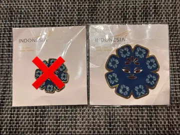 EXPO2025 간사이 오사카 만박 인도네시아관 핀 배지 대