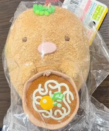 지역 한정 스미코구라시 사누키 우동 여행 카가와 봉제 인형 키체인 돈카츠