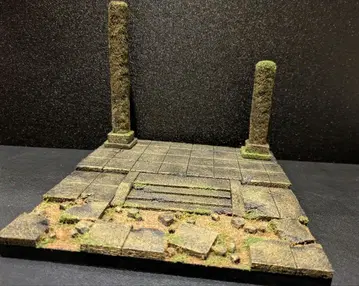 디오라마 베이스 폐허 유적 피규아트 드래곤 퀘스트 가샤폰 퀘스트 361