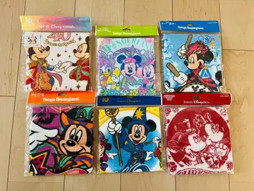 도쿄 디즈니 리조트 캐릭터 타월 6개 세트