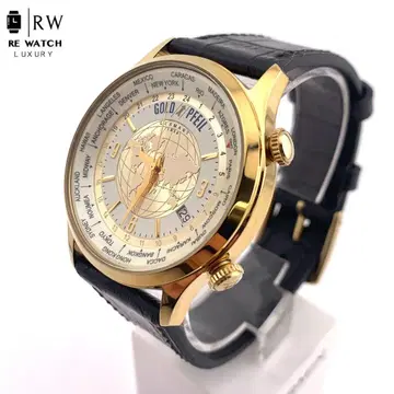 7-5105 GOLD PFEIL G21000 월드 타임 손목시계