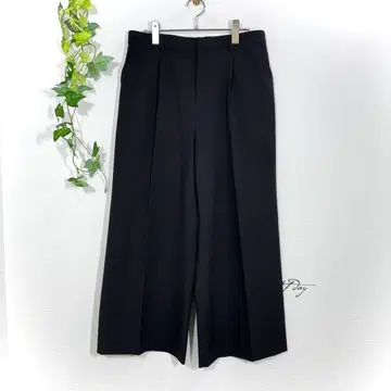 벨루나 와이드 팬츠 블랙 검정 15ABR 3L 상당 빅 사이즈 슬림 레그