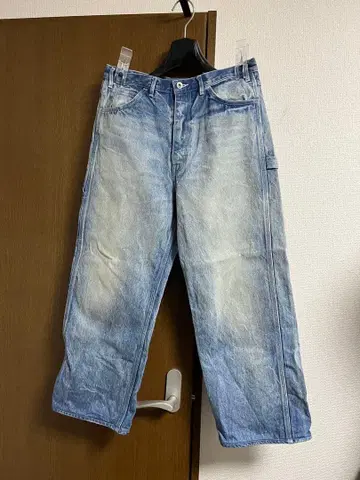 AURALEE 24AW 데님 페인터 팬츠 사이즈 3 새상품