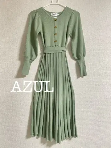 AZUL 민트 그린 니트 원피스 S