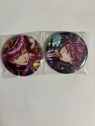 악마 집사와 검은 고양이 아쿠네코 배틀 캔 캔뱃지 라토