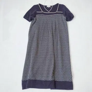 수프 반팔 니트 원피스 도트 무늬 레트로 걸리시 쇼와 레트로 11