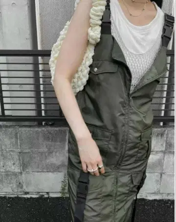 AMERI vintage MILITARY WORK I LINE DRESS