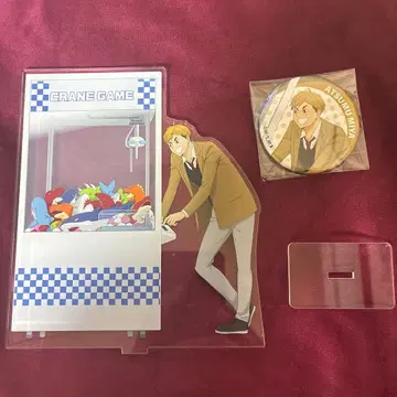 하이큐 미야 아츠무 GIGO 콜라보 한정판 아크릴 스탠드 & 캔뱃지