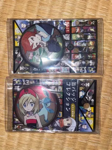 포켓몬 캔뱃지 컬렉션 ~비취편~ 카이 히나츠 2세트