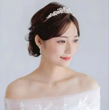 ANNAN WEDDING 낮음 머리띠 티아라 TLM293