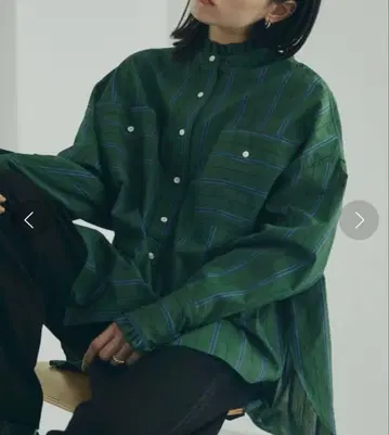 미사용 ROSE BUD 빅 카프 프릴 셔츠 안티카 좋아하는 분께 추천