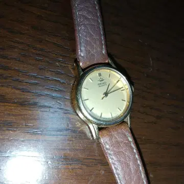 SEIKO 쿼츠 손목시계 골드/브라운