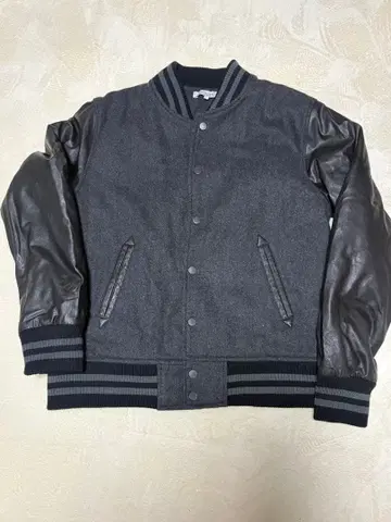 SUPERUBIS 바시티 자켓 L 사이즈 그레이