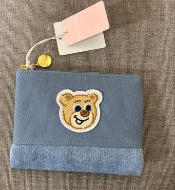 러브리 바이 페이러 올드 테디 와펜 파우치 블루