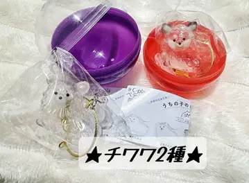 우리 아이 털뭉치 치와와 화이트 블랙 한정판 모듬 C-pla 가챠