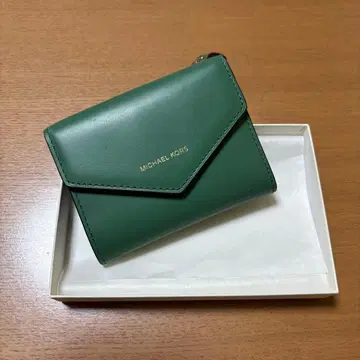 MICHAEL KORS 3단 폴더형 지갑 그린