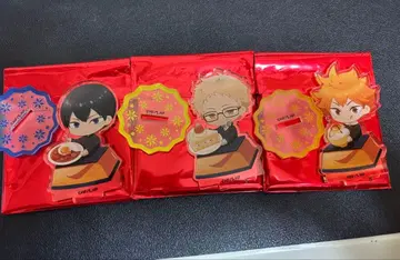 하이큐 카페 아크릴 스탠드 3개 세트