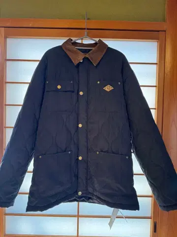 [ 택 포함 ] KARAKU 코듀로이 옷깃 퀼팅 자켓