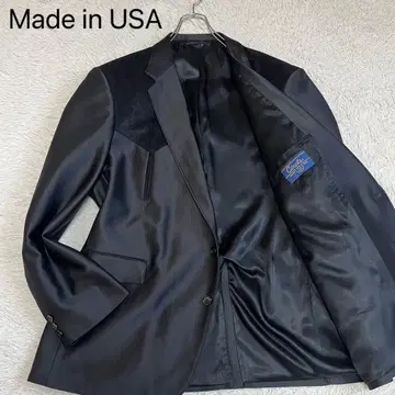 [ 새상품급 ] Made in USA 웨스턴 테일러드 자켓 이소재 광택
