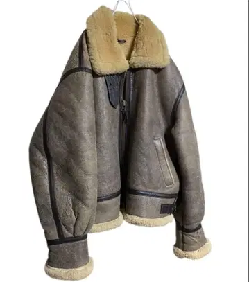 [ POTTAR ] 빈티지 B-3 무스탕 플라이트 자켓 M