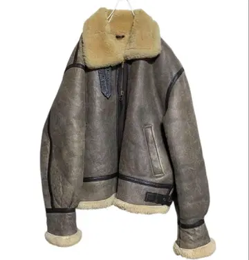 [ POTTAR ] 빈티지 B-3 무스탕 플라이트 자켓 M