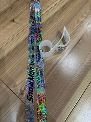 Snow Man 라이브 ON 은색 테이프와 음표 세트