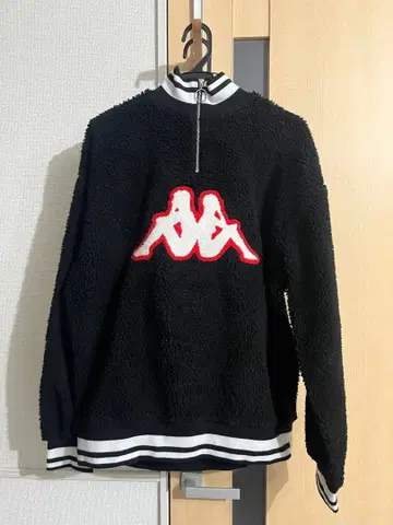 Kappa 플리스 자켓 블랙